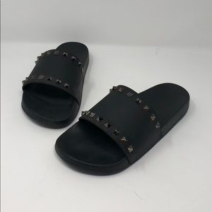 VALENTINO Studded Slides